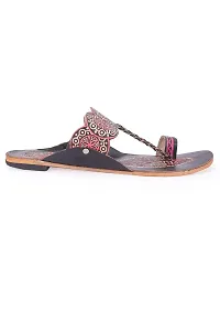 Style Socio Fashions Ethnic Kolhapuri Footwear (Black, Numeric_5)-thumb3