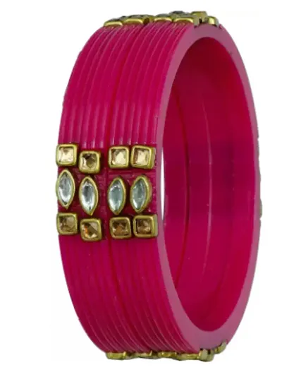 Elegant Ceramic American Diamond Bangles For Women