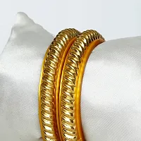 Joyeria Fashions Micro Plating Gold Plated Bangles Set (Pack of 2 Bangles)-thumb4