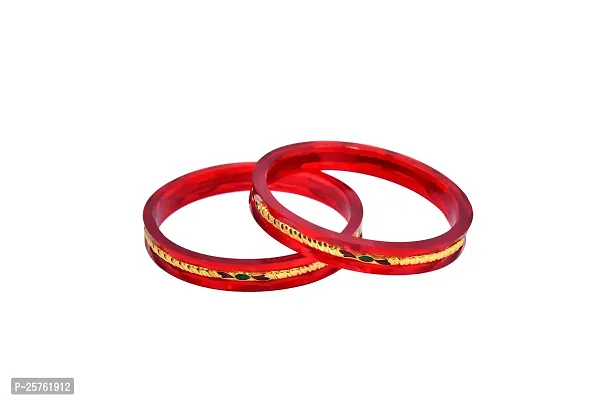 Joyeria Fashions Micro Plating Gold Plated Bangles Set (Pack of 2 Bangles)-thumb5