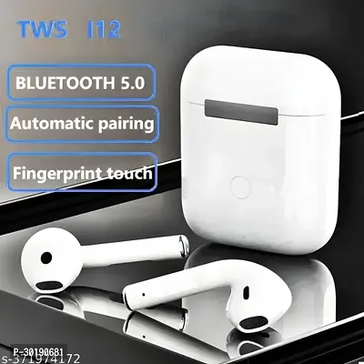 I12 TWS Wireless Earbuds bass and Treble Touch Sensor, Mic and Bluetooth