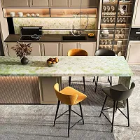 NAREVAL Marble Wallpaper Oil Proof Wallpaper for Kitchen Wall Cabinet for Kitchen Kitchen Sheet Kitchen Sticker Kitchen Wall Kitchen Wall Stickers Oil Proof Heat Resistant Wall Paper Removable Peel and Stick Wallpaper (Green Marble 60*200 Cm A18)-thumb3