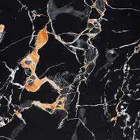 NAREVAL Marble Wallpaper for Kitchen cabinets Marble Wallpaper Oil Proof Waterproof Floor Tiles Stickers Waterproof Wall Paper for Home and Kitchen Decorative (Black Gold 60*200 Cm A18)-thumb2