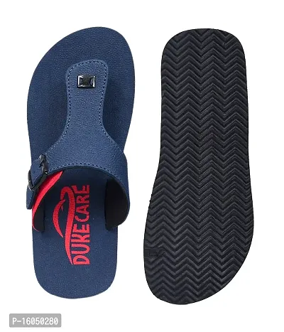 DUKECARE / Slipper / Trendy / Flip Flops For Men / Men's Casual / Flip-flop / Chappal / Seruppu (Navy Blue)-thumb5