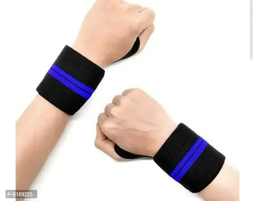 Buy Stylish Fancy Polyester Wrist Wrap Hand Band With Adjustable Size Strap And Thumb Loop For Gym Power Lifting Weight Lifting Online In India At Discounted Prices