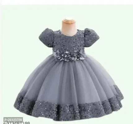 Modern Multicoloured Frock for Girls-thumb0