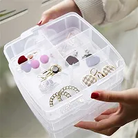 3 layer jewellery Box white NEW-thumb1