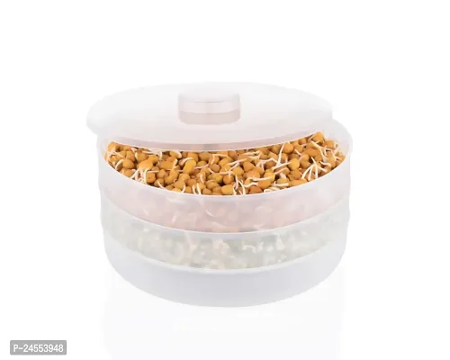 Sprout Maker | Sprout Maker Box | Hygienic Sprout Maker with 3 Container | Home Making Fresh Sprouts Beans for Living Healthy Life Sprout Maker 3 Bowl Sprout Maker for Home (3 Compartment)