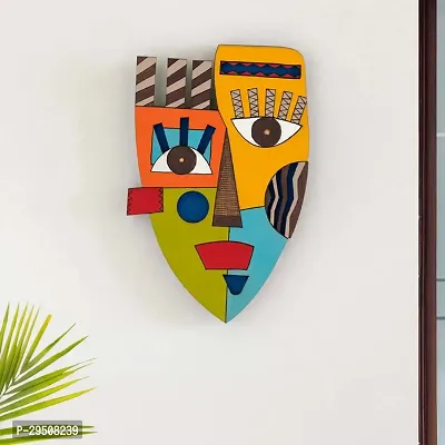 Decorative Wooden 3D Wall Decorative Mask