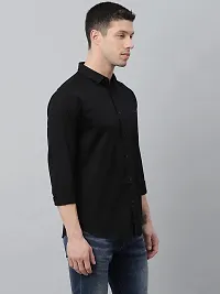 Stylish Black Cotton Long Sleeve For Men-thumb3