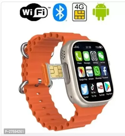 MAGIC T800 ultraSeries 8 Ultra Smart Watch HD 45mm Display Smart Watch Bluetooth Calling Smart Watch with Wireless Charging, Sports Mode, Health Mode SpO2  Sleep Monitoring (Orange)-thumb5