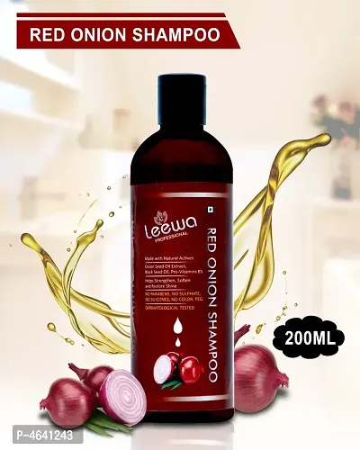 Professional Red Onion Oil 100 ml  And Shampoo 200 ml Combo-thumb3