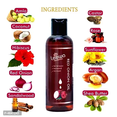 Professional Red Onion Oil 100 ml  And Shampoo 200 ml Combo-thumb4