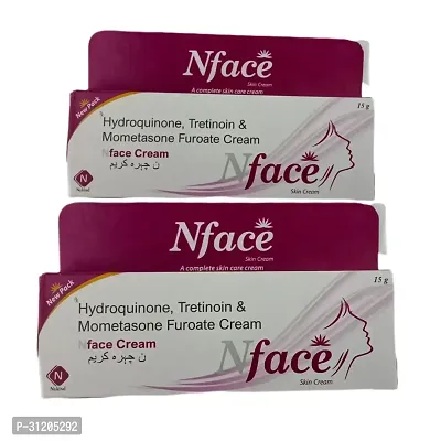 Nface Skin Cream 15G A Complate Care Cream Hydroquinone Tretinoin Mometasone Furoate Cream Pack 2