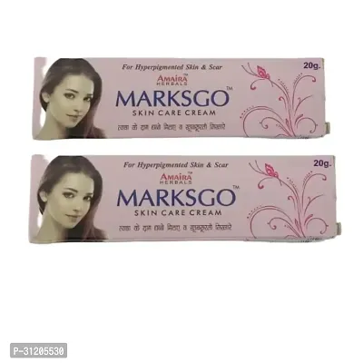 Marksgo Skin Cream 20G For Hyperpigmented Skin Scar Amaira Herbals Pack 2