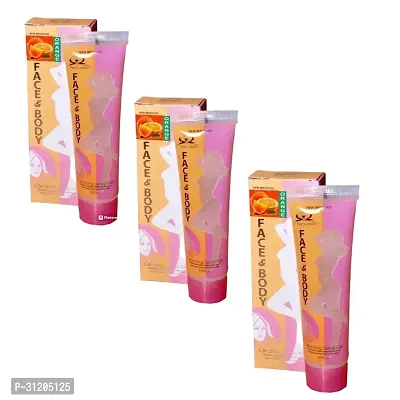 Papaya Face Body Cleansing Scrub Gel Pack Of 3