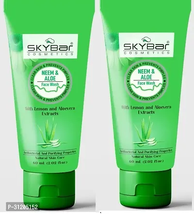 Skybar Neem Aloe Face Wash Pack Of 2-thumb0