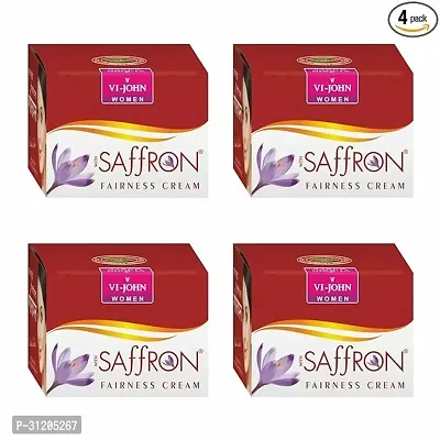 Vi John Saffron Advanced 50 Gm Fairness Cream Pack Of 4-thumb0