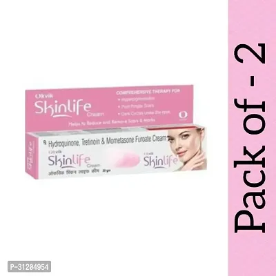 Skinlife Cream For Post Pimple,Dark Circles Under The Eyes 20G Pack Of 2