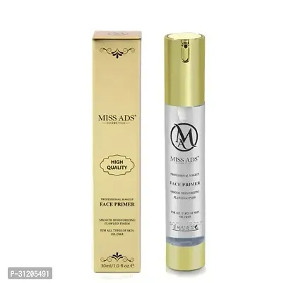 Miss Ads 24K Gold Face Primer, Smooth Moisturizing, Flawless Finish, 30Ml