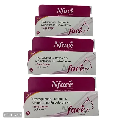 Nface Skin Cream 15G A Complate Care Cream Hydroquinone Tretinoin Mometasone Furoate Cream Pack 3-thumb0