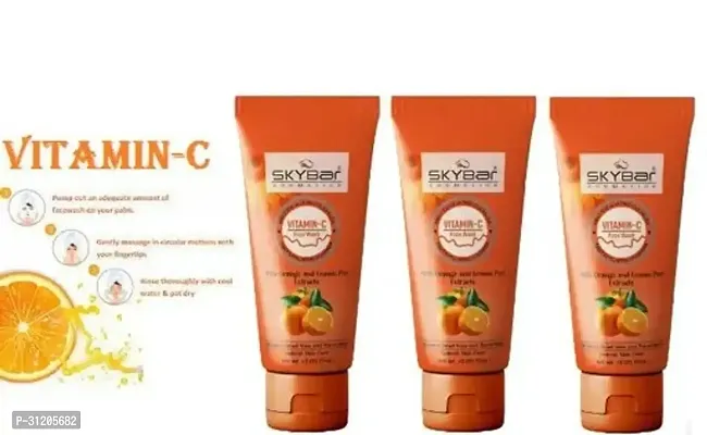 Skybar Active Vitamin C Face Wash Pack Of 3-thumb0