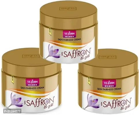 Vi - John Gold Saffron Fairness Cream Pack Of 3-thumb0