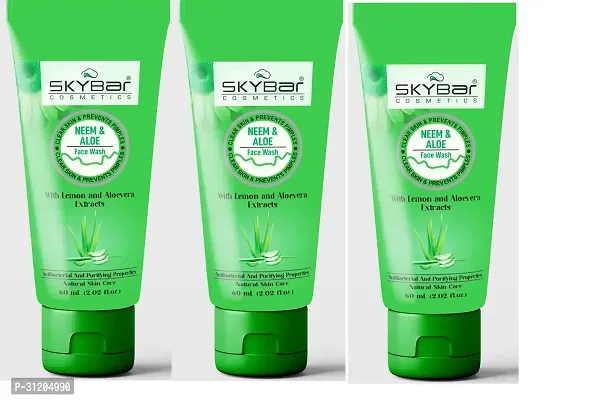 Skybar Neem Aloe Face Wash Pack Of 3