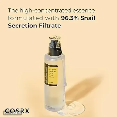 Cosrx Snail Mucin 96 Per Cent Power Repairing Essence 3.38 Fl.Oz 100Ml, Hydrating Serum For Face With Snail Secretion Filtrate For Dull Skin Fine Lines, Korean Skincare