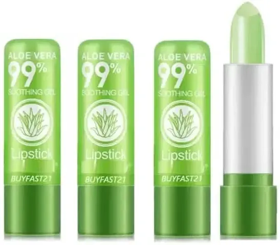BEAUTY Natural Aloe Vera Lipstick| lipstick| long lasting lipstick| color changing lipstick PACK OF 4