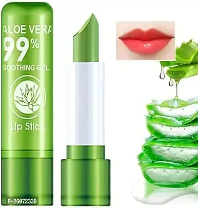 BEAUTY Natural Aloe Vera Lipstick| lipstick| long lasting lipstick| color changing lipstick PACK OF 2-thumb0