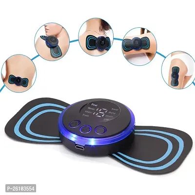 Body Massager Machine for Pain Relief Wireless Massager 8 Mode  19 Strength Level EMS Massager Mini Massager Butterfly Massager for Shoulder Legs Massage Neck Massager Mini Back Massager-thumb0