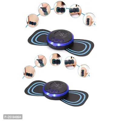 Body Massager Machine for Pain Relief Wireless Massager 8 Mode  19 Strength Level EMS Massager Mini Massager Butterfly Massager for Shoulder Legs Massage Neck Massager Mini Back Massager-thumb0