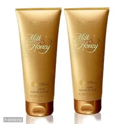 milk and honey gold smoothing sugar scrub - 200 ml PACK OF 2-thumb0