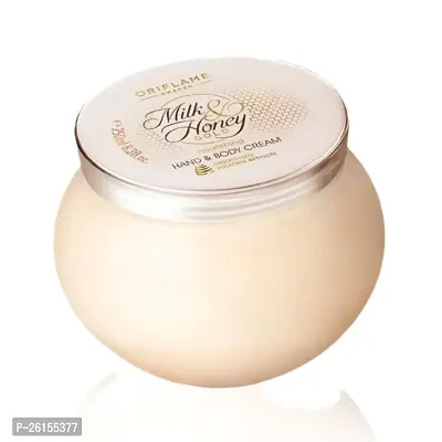 Oriflame Milk And Honey Gold Nourishing Hand And Body Cream, 250g-thumb0