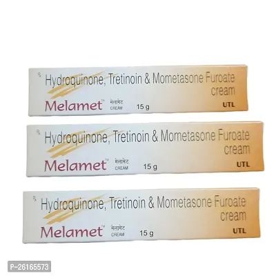 MELAMET SKIN WHITENING CREAM 15 GM PACK OF 3-thumb0