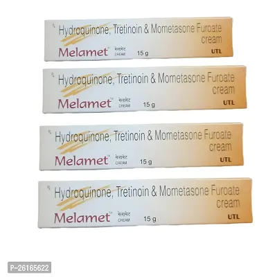 MELAMET SKIN WHITENING CREAM 15 GM PACK OF 4-thumb0