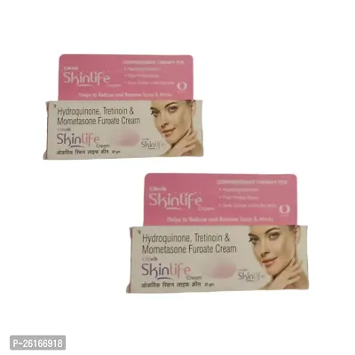 OKVIK SkinShine Hydroquinone, Tretinoin  Mometasone Furoate Cream PACK OF 2