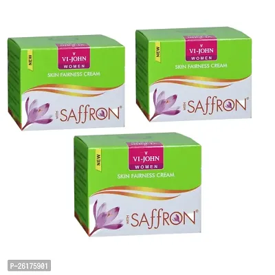 VI - JOHN Saffron Skin Organic Fairness Cream pack of 3-thumb0