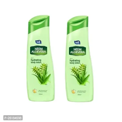 YHI Neem Aloevera skin hydrating hand  body lotion pack of 2-thumb0