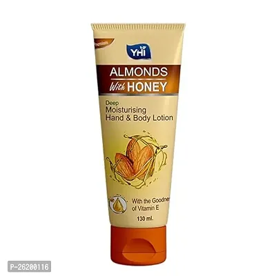 YHI Almonds with Honey deep moisturising hand  body lotion (130 ml)-thumb0