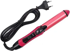 Nova 20009 2 in 1 Hair straightener and curler For Women and Men (PINK)-thumb3