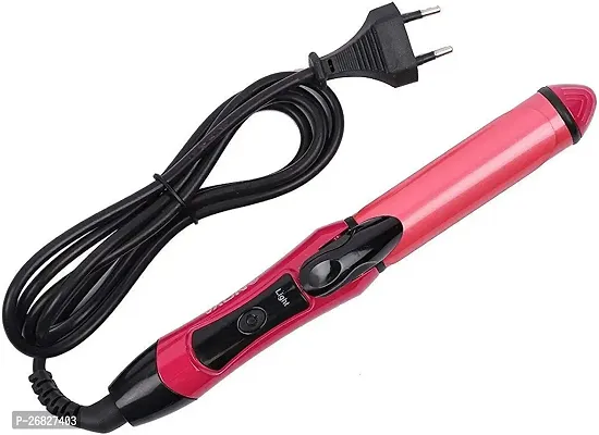 Nova 20009 2 in 1 Hair straightener and curler For Women and Men (PINK)-thumb4