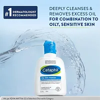 Cetaphil Oily Skin Cleanser, Daily Face Wash for Oily and Acne Prone Skin, Gentle Foaming, 125ml( pack of 1)-thumb2