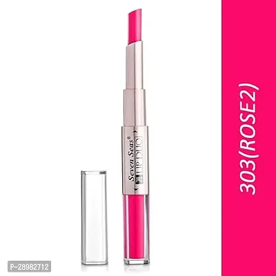 Seven Seas Lip Duo Liquid Lipstick with Matte Finish and Moisturizing Gloss  2 In 1 Matte Finish Lipstick-thumb0