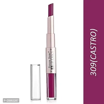 Seven Seas Lip Duo Liquid Lipstick with Matte Finish and Moisturizing Gloss  2 In 1 Matte Finish Lipstick