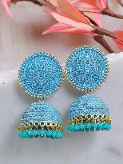 Beautifull chandbali earrings for all women. its suits on all dress  sarees for all ocassions.