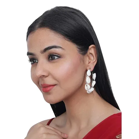 Shell Hoop Earrings Earrings For Women