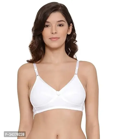 Elegant Cotton Solid Bras For Women-thumb0