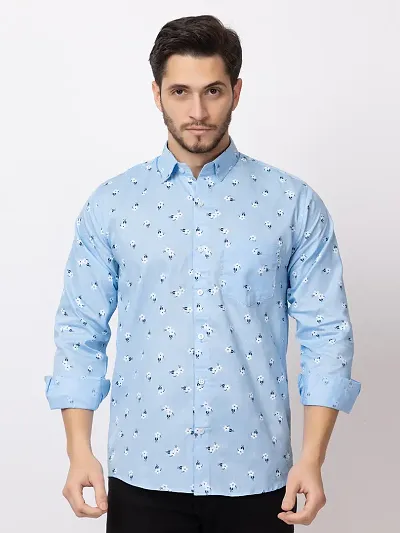 Stylish Cotton Solid Casual Shirt For Men